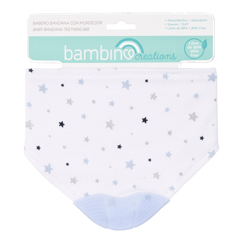 Babero Bandana con Mordedor Blanco Space