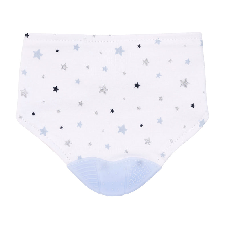 Babero Bandana con Mordedor Blanco Space